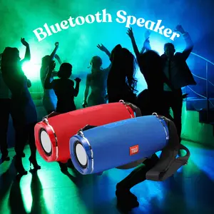 TG-187 Portable Bluetooth Speaker 4400mAh Battery Capacity Water Resistant Detachable Strap 12 Hours Playtime