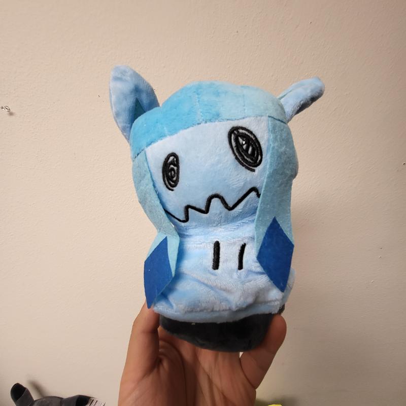 Cute Mimikyu Plushies with Free Crochet Pokeball/Stickers!!