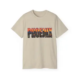 Phoenix skyline Tee | Arizona sunset typography