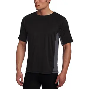 Men’s Swim Shirt with Short Sleeves – UPF 50+ Rash Guard with Quick-Dry Fabric