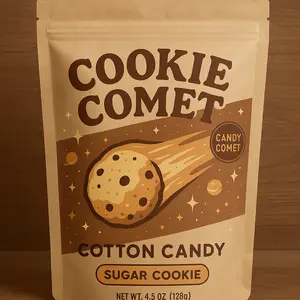 Cookie Comet (Sugar Cookie) , Cotton Candy Coated Gushers