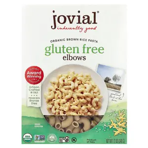 Jovial Organic Brown Rice Pasta, Elbows, 12 oz (340 g)