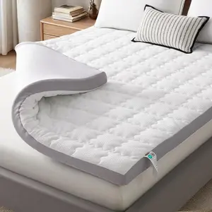 Memory  Mattress Topper  Size, 3" Cooling Gel Memory  and 1" Soft Ventilated Mattress Pad Cover,   &  , 5-Zone Egg Crate Bed Topper