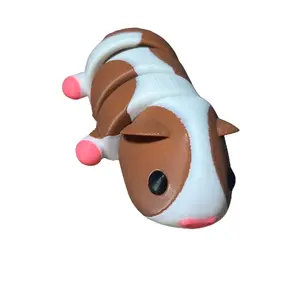 3D Printed Articulated Guinea Pigs - Various Sizes Available Decor Ornaments Animal Figurine Fidget Toy Mini Pocket Print Mini Cartoon