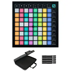 Novation Launchpad X Grid Controller for Ableton Live with Case Package