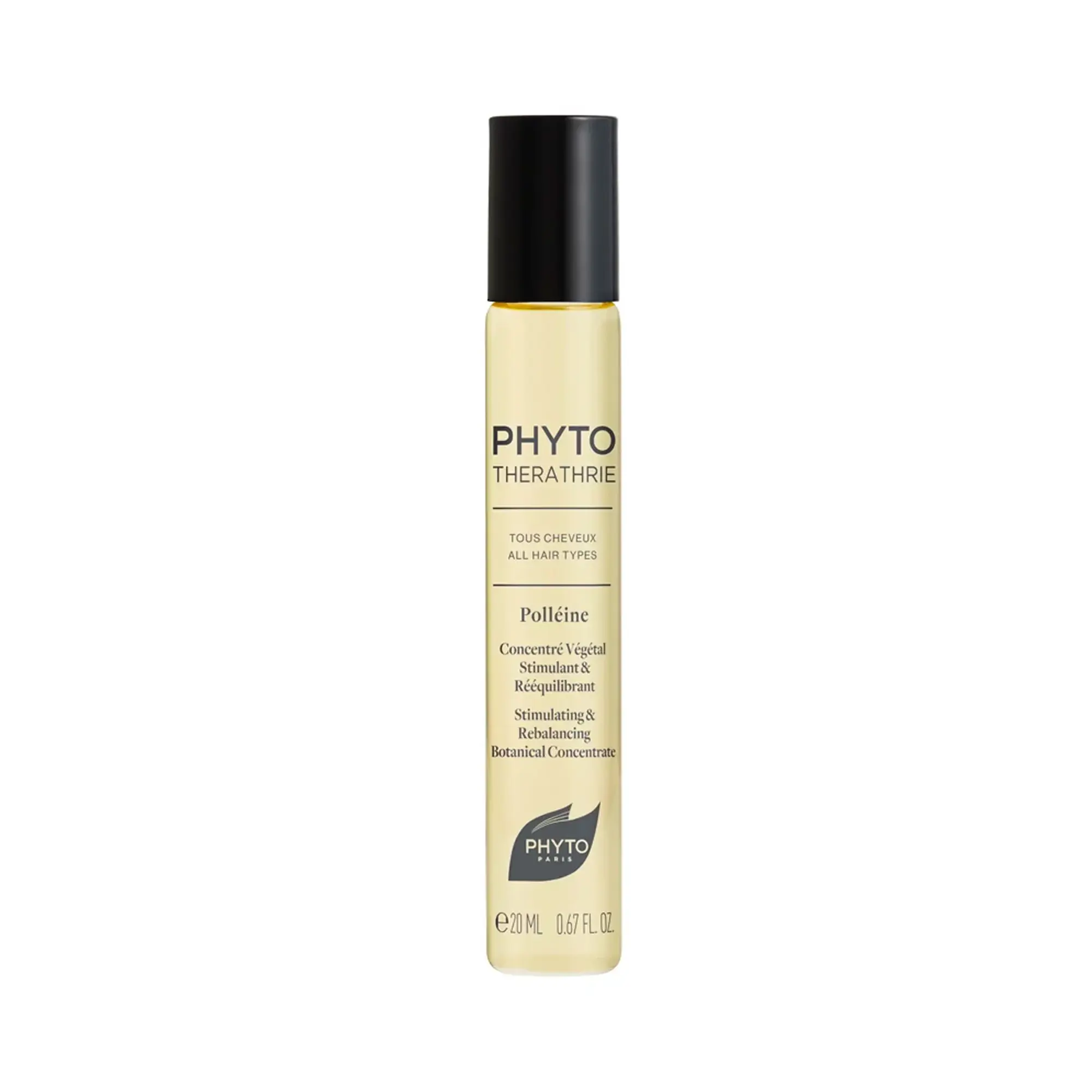 Phyto Polleine Fortifying Balancing Concentrate Haircare Oil - 100% Botanical Scalp Elixir for Dry Oily Itchy Irritated Scalp - Vegan Paraben-Free Sulfate-Free