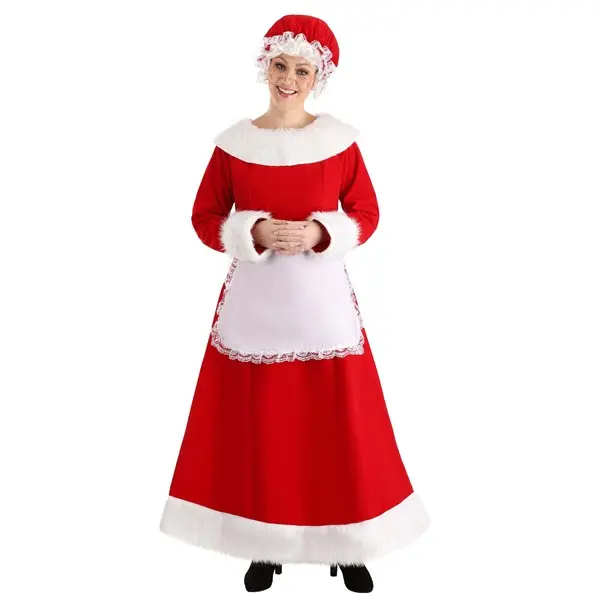 Women's Deluxe Mrs Claus Costume