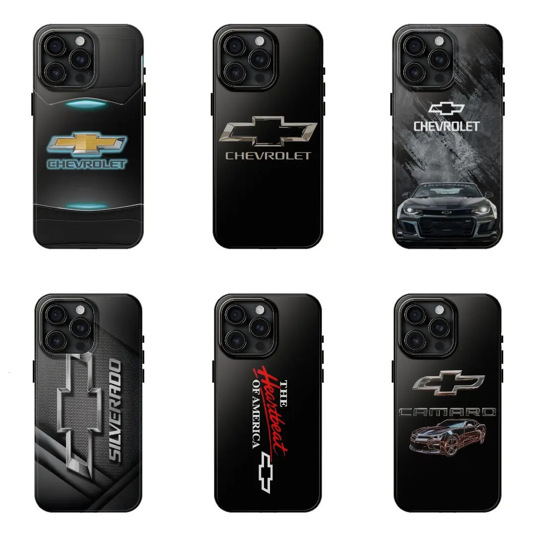 Chevrolet Racing Logo – Performance Muscle Car Phone Case Compatible Suitable for iPhone 17/16/15/14/13/12/11 Pro Max/Plusand Samsung Galaxy S23-25, shock-absorbing, anti-drop protective case,