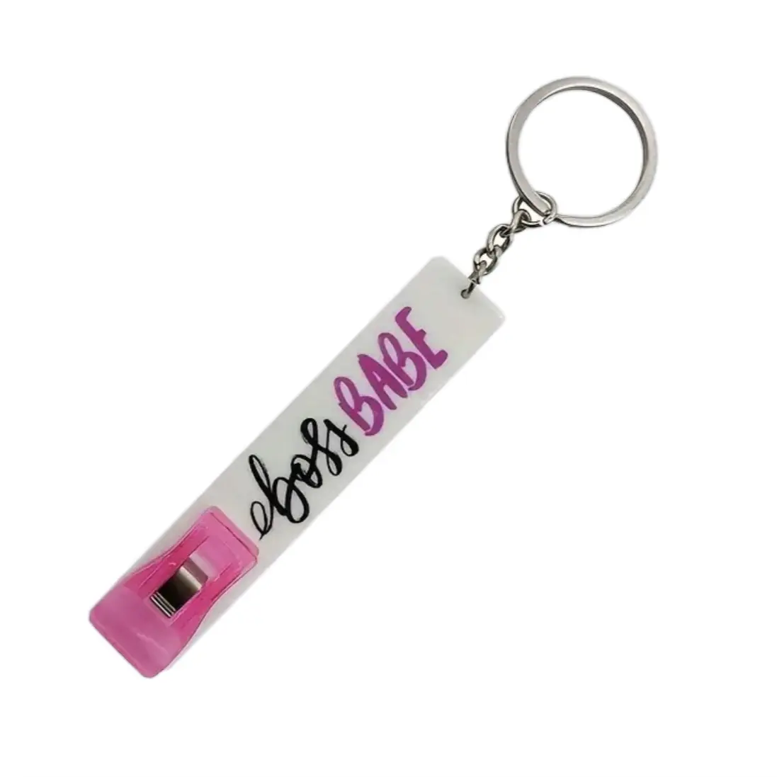 LONG NAIL CARD GRIPPER KEYCHAIN