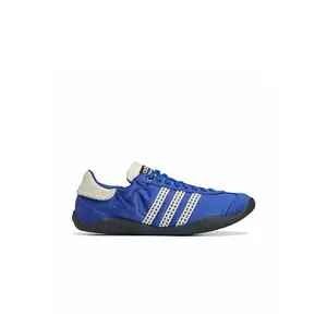 adidas Originals x Wales Bonner Karintha Lo Satin Sneaker in Supplier Color, Cream White & Blue
