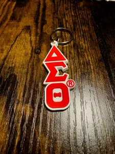 Delta Sigma Theta Letter Key Chain