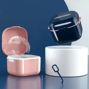 Invisible Aligners Case, Professional Orthodontic Storage Box, Transparent Retainer Holder, Travel Friendly Daily Lightweight Oral Care Solution