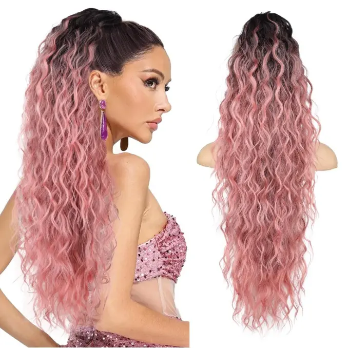 Claw Clip 30inch Ombre Pink