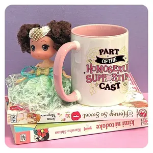 Part of the Homosexual Supporting Cast 11 oz Coffee Mug, Anime Fan Gift, Kawaii Coffee Cup, Pride Mug