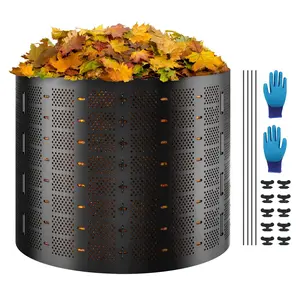 Compost Bin 220 Gallon, Outdoor Expandable Composter With Large Capacity, Easy Assembly, Weather Resistant And Odor Control, Fast Composting For Fertile Soil, Ideal For Garden, Durable, Weather Resistant And Easy To Clean