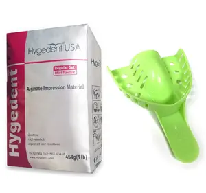 Hygedent USA Grills Dentures Mold Mouth Impression Kit - 1lb Alginate & 12 Large Upper Trays
