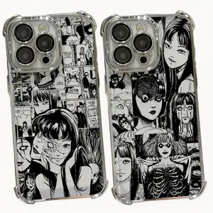 Junji Ito Hot Comics Tomie Phone Cases for iPhone 17 16 15 14 13 12 11 Pro Air Plus ProMax and Samsung Galaxy S26 Ultra S25 S24 S23 S22 anti drop and phone case