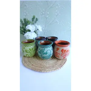 Handmade Mexican Clay Mug | Solid Color Artisan Coffee Mug | Choose Your Color