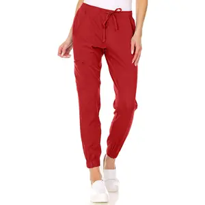 Medichic Leah Elastic Waist Cargo Jogger Scrub Pants
