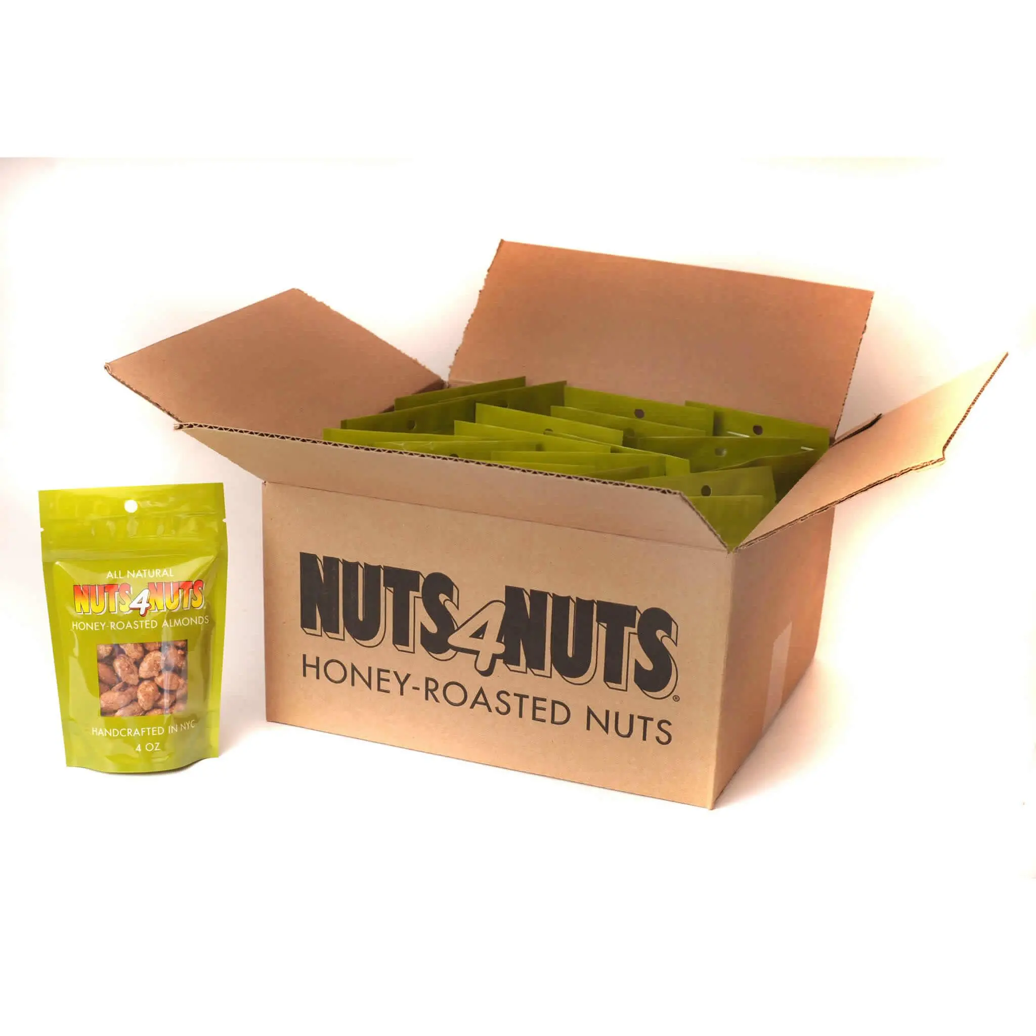 Honey-Roasted Almonds 4oz Party Pack