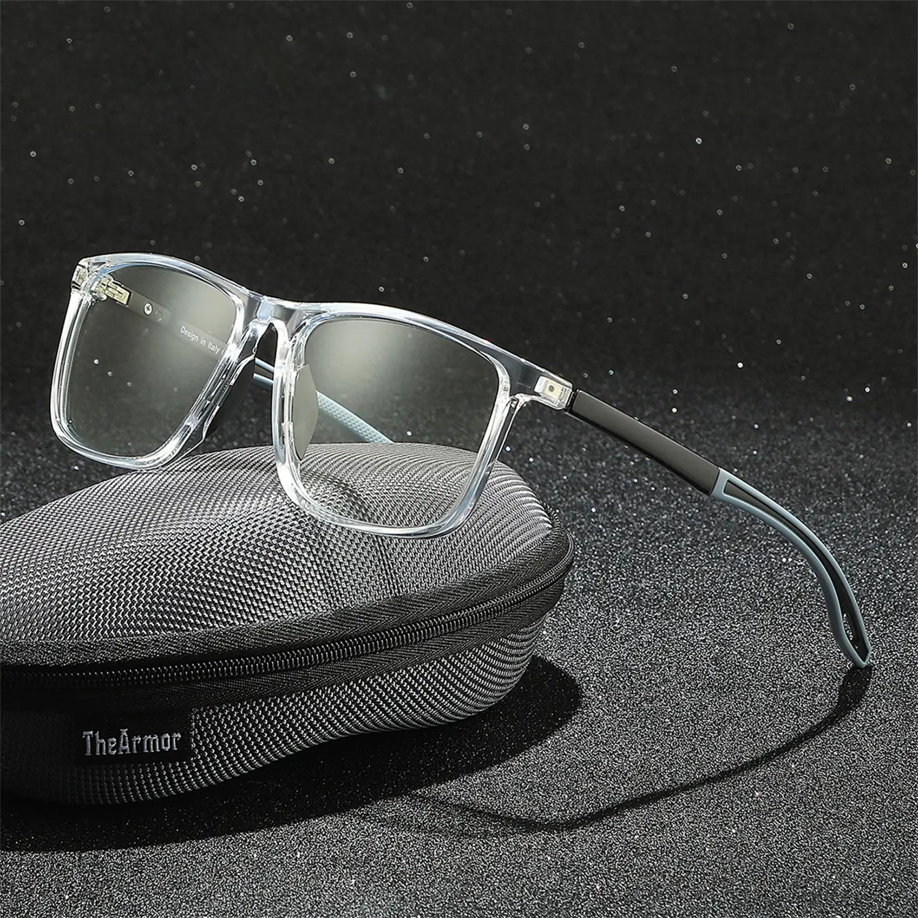 The Armor A Pair Of Lightweight And Comfortable Casual Style Male And Female Universal Reading Glasses With Pc Lens Material And Square Frame Eyeglasses To Enhance Visual Comfort. Brand Packaging