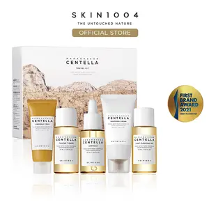 [SKIN1004 Official Shop] Madagascar Centella Travel Kit - Moisturizing Gentle Skincare Kit for Deep Cleansing, Foam, Soothing Cream
