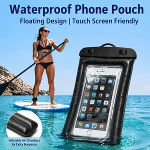 Universal Waterproof Phone Cases Bag For 16 15 14 13 12 11 Swim Cover Accessories
