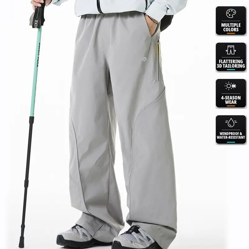 【CREATOR’S PICK】CAONAT Unisex Lightweight Water Resistant Cargo Pants Breathable Straight Fit Durable Hiking Pants, Comfy Dual Sport Expandable Adventure Trousers for Outdoor Hiking & Casual Wear, Adventure Men's Pants
