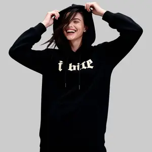 Unisex I Bite Sweatshirt Funny Girls Crewneck Sarcastic Women Long Sleeve Pullover MemeSweater Humor Outfits Funny Gift For Her 100% Cotton Loose Fit Casual tshirts women oversized tshirt women  vintage graphic tees tshirts for women