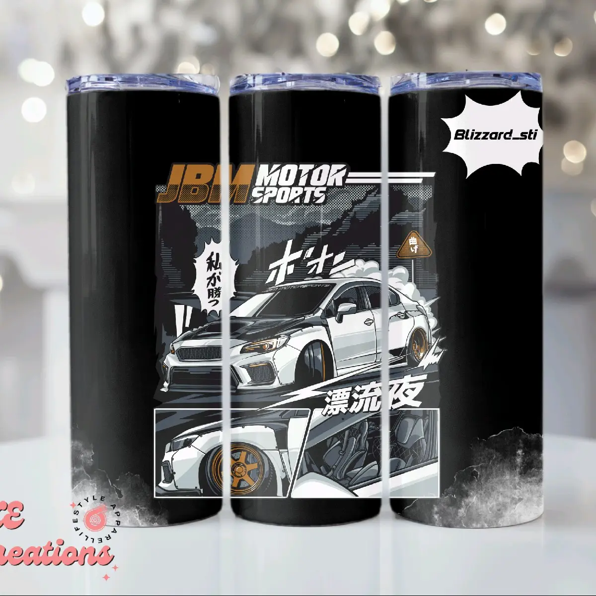 JDM  - Blizzard sti 20 oz Stainless Tumblers