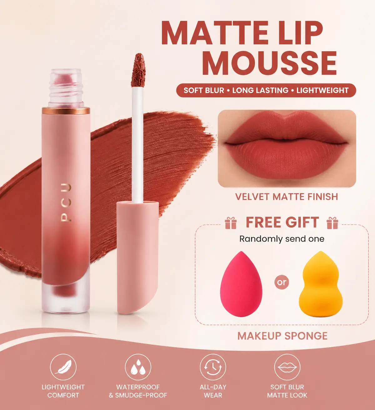Multifunctional Makeup Lipstick & Blush Stick Set, 12H Long-Wear, Lightweight, Smudge-Proof, Non-Feathering, Smooth-Glide, Waterproof, Pearlescent Gloss, Sheer, Hydrating, Pale, Dewy, Freckle-Friendly, Astral Projection-Inspired for Daily Wear, Alcohol-Fr