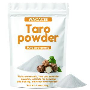 WACACEE selected fresh taro grinding powder—fine texture and rich aroma; ideal for preparing meal replacements and making taro pudding desserts; household fruit and vegetable meal replacement powder.