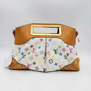 Pre-owned Louis Vuitton RL white Judy Multicolor Monogram Shoulder Bag small size 20692113
