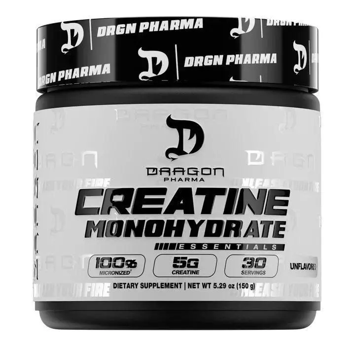 Big sale 35% Dragon Pharma Creatine Monohydrate Essentials - Natural Supplement for Muscle Workout
