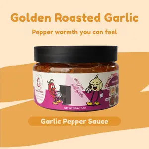Flavors by Phoebe Garlic Pepper Sauce – Roasted Garlic & chili paste,garlic chili, garlic hot sauce,, spicy garlic,  flavor upgradevegan·No MSG·Non-GMO Mild Chili Oil Umami Dip