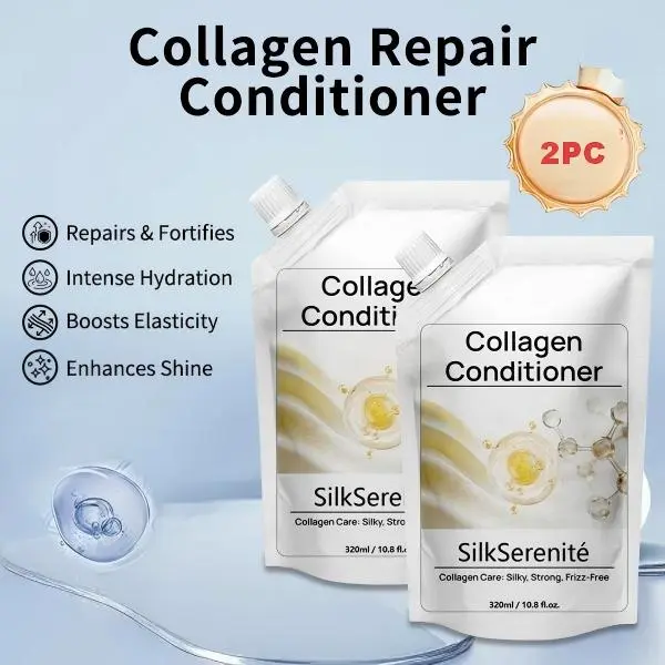 【2-Pack】Collagen Conditioner - Instant Hydration & Repair for Dry, Damaged Hair! 【2-Pack】Collagen Conditioner - Instant Hydration & Repair for Dry, Damaged Hair!
