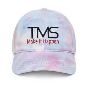 TMS Make It Happen Pink & blue Tie dye hat