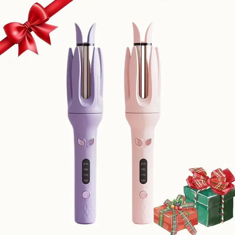 Negative Ion Automatic Rotating Hair Curler, 28mm Barrel, 4 Temperature Modes Curling Iron, Professional Hair Styling Tool for Women Home Use, Lazy Curling Tool, Valentine's Day Gift,Christmas gifts,  automatic  curling  iron
