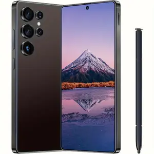 2025 New S25 Ultra Smartphone 5G Phone, Android 14, 6800mAh/12GB+512GB/6.8 Inch Monitor/108MP+48MP Camera/Dual SIM/Built-in Pen/GPS, Fast Charging, Fingerprint Unlock, Facial Recognition, Full Set Of Accessories, Ideal Gift
