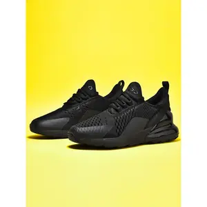Men's 270 Air Cushion Running Sneakers, Breathable Mesh Upper, Shock-Absorbing Sole, Athletic Gym Shoes for American Athletes & Sneakerheads