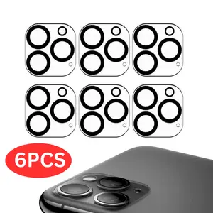 6 Pcs Clear Tempered Glass Camera Lens Protectors for iPhone 15/ 15 Plus/ 15 Pro/ 15 Pro Maxx - iPhone 14/ 14 Plus/ 14 Pro/ 14 Pro Max - iPhone 16/ 16Plus/ 16 Pro/ 16 Pro Max and More