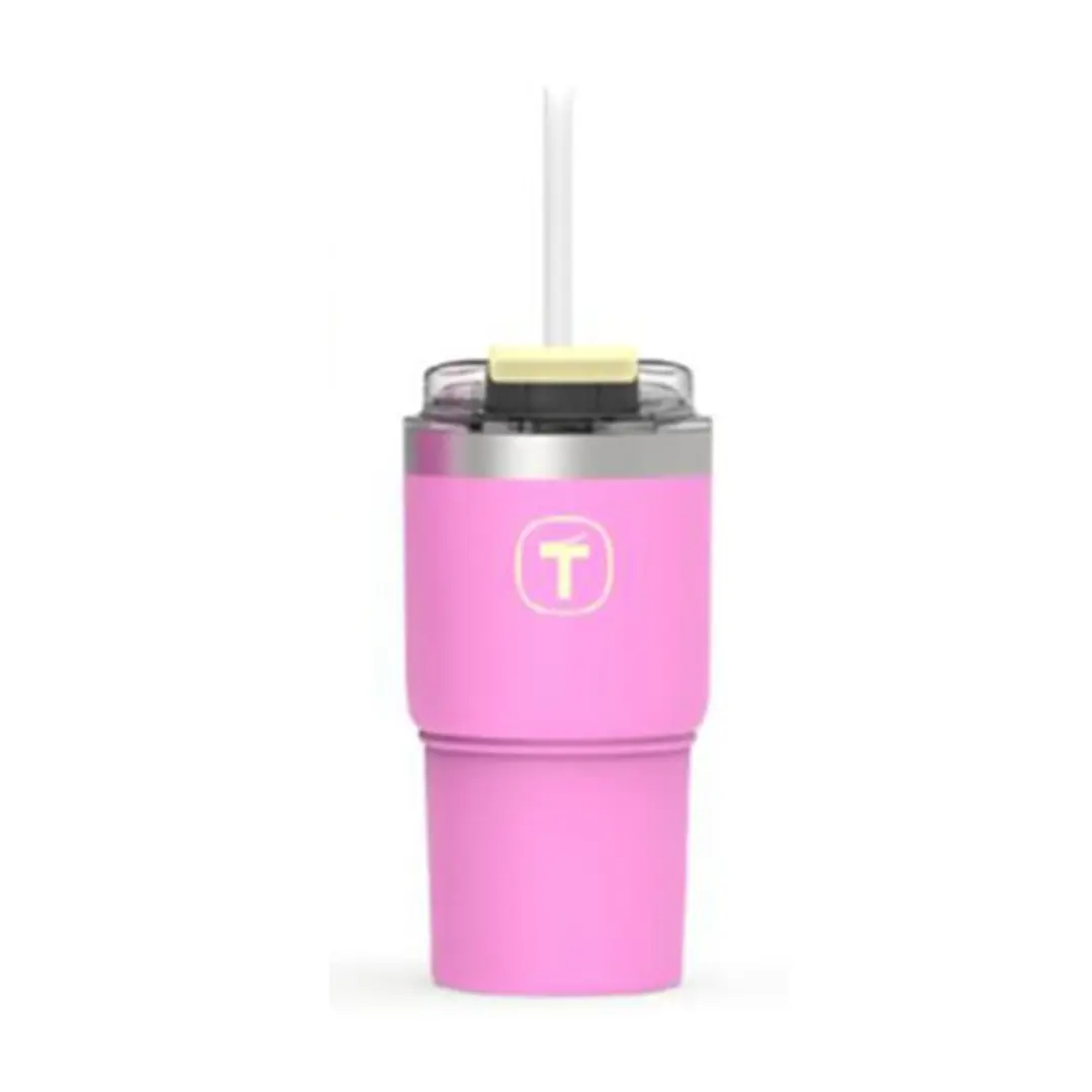 Tupperware Big T Tumbler Leakproof Double-Wall Insulated Mug with Lid & Straw for Hot and Cold Beverages Bottles Drink
