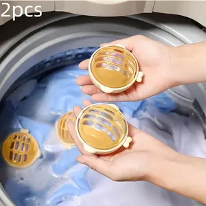 Reusable Laundry Balls, Effective Pet Hair and Fiber Cleaner, Floating Hair Cleaning Net, Clothes Anti-Tangle Adhesive Hair Ball