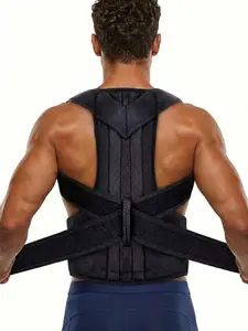 1 Count Anti-Hunchback Posture Corrector, Posture Correction Belt, Posture Straps for Men And Women, Waist Trainer, Girdle Strap, Waist Cincher, Comfort Fit Back Support Brace, For Daily Wear & Office Use
