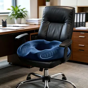 1PC Memory Foam Donut Seat Cushion, Tailbone Care Pillow, Hemorrhoid Relief, Office Chair Pad, Car Seat Pad, Reduce Long Time Sitting Discomfort