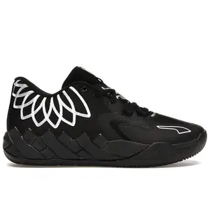 Puma Men's LaMelo Ball MB.01 Lo Black White Basketball Shoes, from StockX