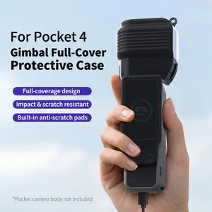 Lens Protective Cover for Dji Osmo Pocket 4, Flip-Up Anti-Scratch Gimbal Cover, Dust-Proof Anti-Fall Protector Case, Ideal for Pocket 4