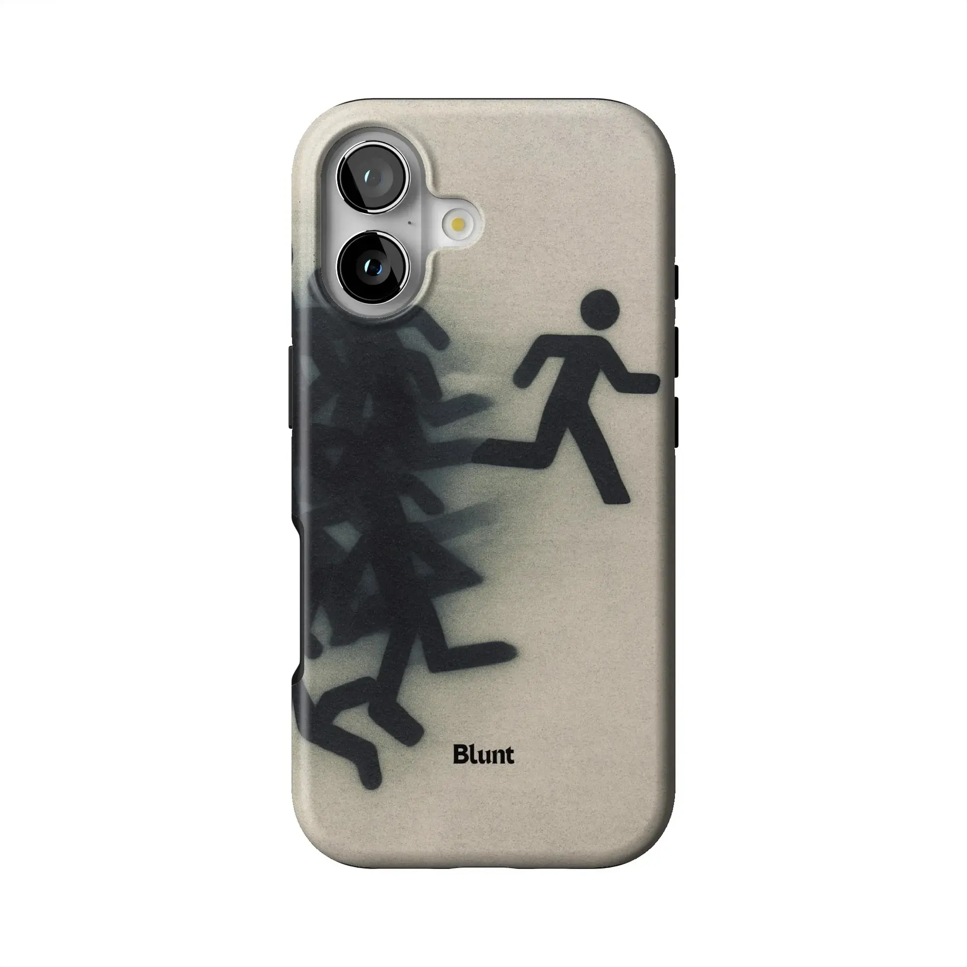 Blunt Shadow Sprint iPhone Case, Dark Edgy Aesthetic Phone Case, Bold Stylish Protective Cover for iPhone 7 8 X XR XS XSM 11 12 13 14 15 16 17 Plus/Pro