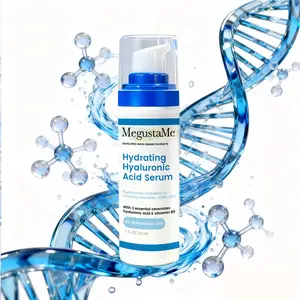 MegustaMe Hydrating Hyaluronic Acid Serum - Advanced Hyaluronic Acid & B5 Hydrator - Instant Replenishment & Barrier Repair - Dermatologist Developed - 30ml retinol primal kyogre fusion Facial Essence Bundle glass ampoules