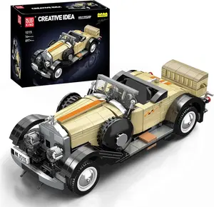 Mould King 10115 Classic Car Building Kit, Sports Car Building Blocks for Supercar Fans (897 Pieces)